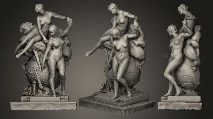 Statues antique and historical (Electricity, STKA_0814) 3D models for cnc